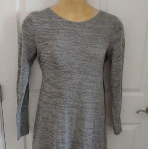 Medium gray sweater dress,